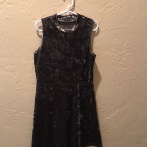 A olive velvet dress six 6 6x Art Class